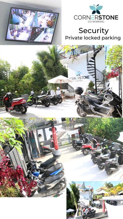 Cornerstone Bali Coworking Hostel Canggu Kültér fotó